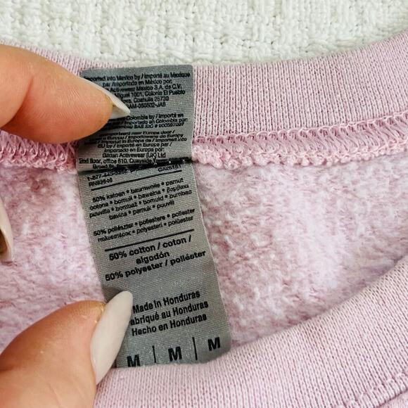 MAMA Crewneck Medium Mom Pull Over Top in Light Pink / Lavender Gildan - Picture 3 of 7